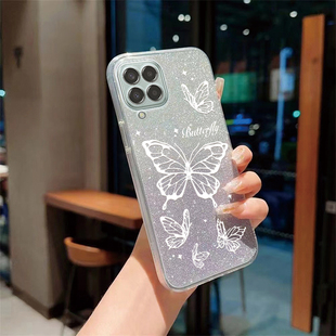 m336b保护套 5G闪粉卡GalaxyM335G全包防摔samsung透明M32硅胶M22软壳男女sm 适用三星M33手机壳Galaxy M53