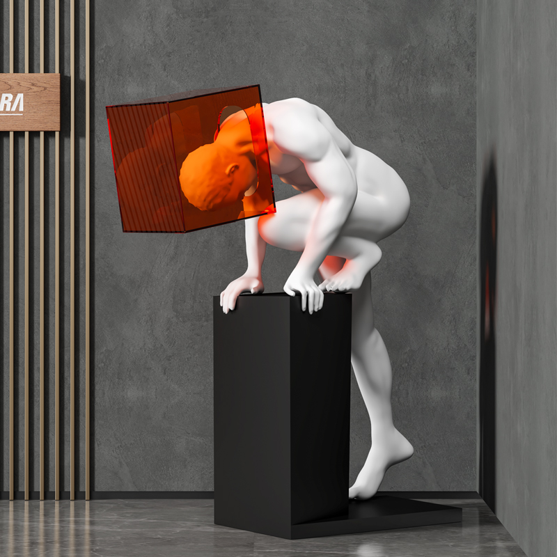 艺术人物雕塑大摆件酒店装饰