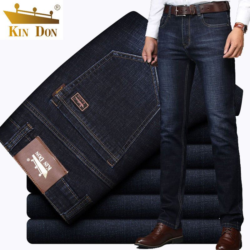 金盾男士牛仔裤直筒秋冬款弹力厚款潮环保2021年新款秋冬款长裤子在类目 男装, 牛仔裤中 - 来自Buy2taobao.com提供专业的淘宝代购服务