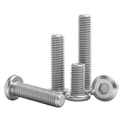 201不锈钢平头倒边内六角螺丝