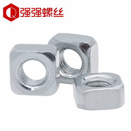 镀锌圆角四方螺母M4M5M6M8M10