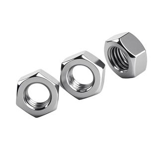 316不锈钢六角螺母帽螺丝帽镙母M3M4M5M6M8M10M12M16