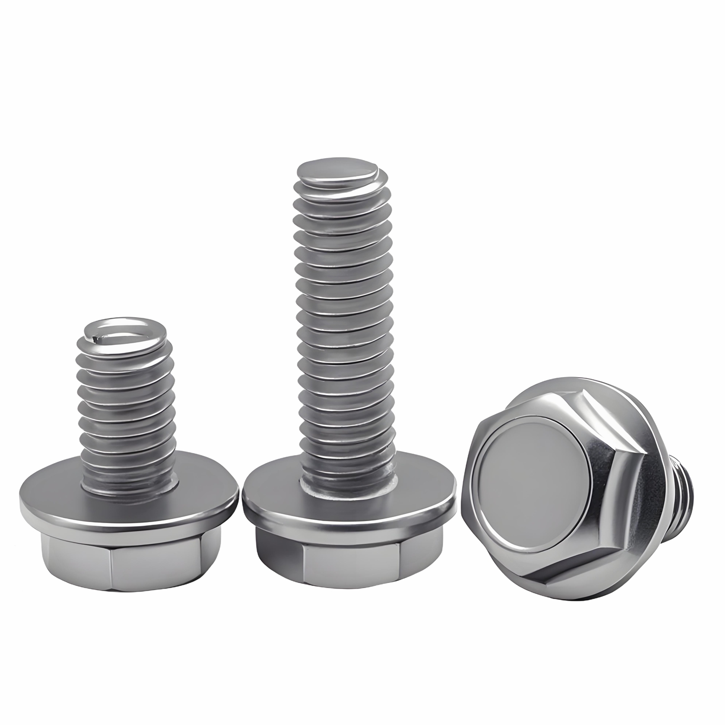 201/304凹脑法兰外六角螺丝