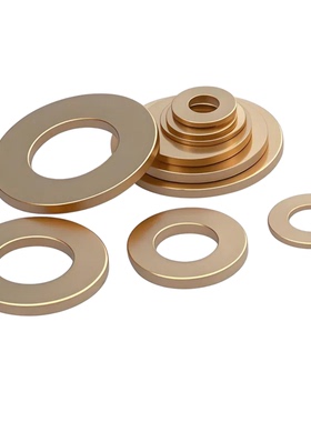 铜平垫 铜垫圈 铜介子 华司 GB97 M2-3-4-5-6-8-10-12-16M20M24