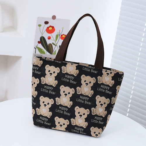 日系帆布包2022新款韩版百绣花小