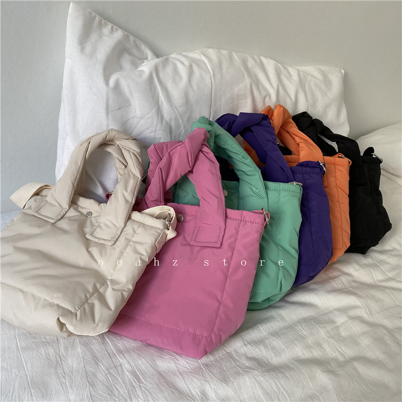 「外贸韩国 巨百搭小棉包」单肩斜挎手提包袋女手机包可爱小包