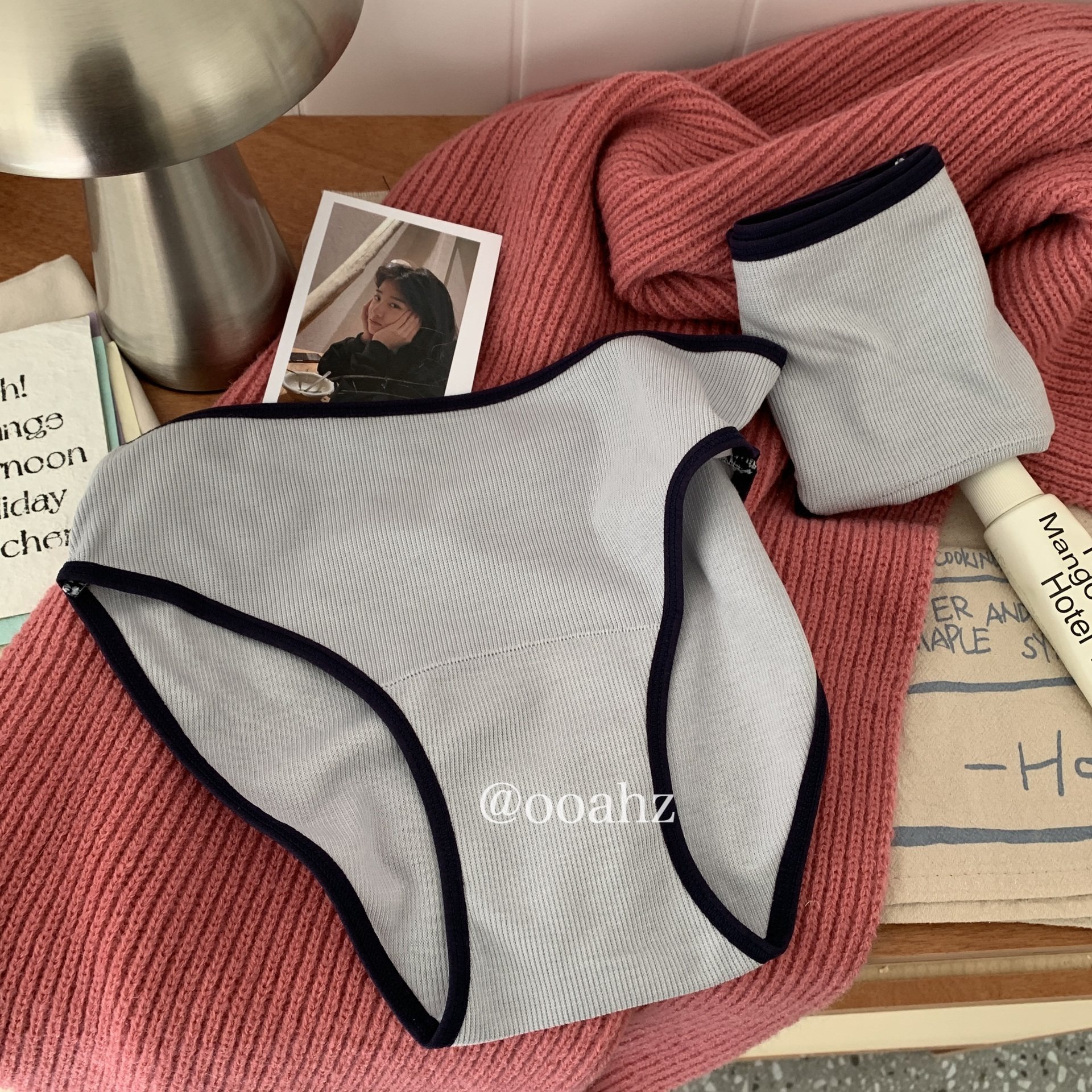 "节奏 慢放"复古撞色美式运动高开叉内裤 少女透气亲肤绒感三角裤,女士内衣/男士内衣/家居服,女三角裤,淘宝优惠券,粉丝福利购,淘宝优惠卷