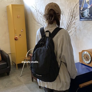 上大分款~户外可折叠双肩包学生书包 登山背包防水情侣游泳健身包