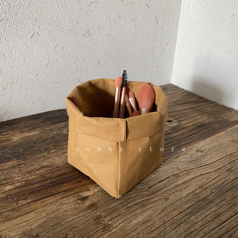 牛皮纸收纳袋简易收纳