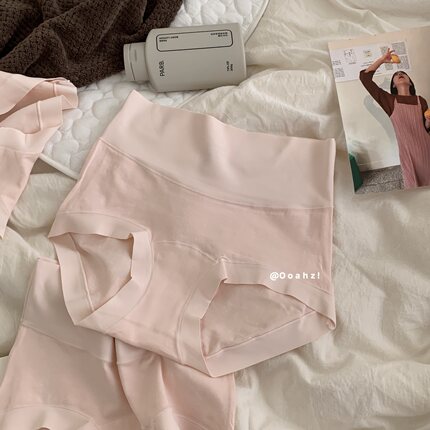 低饱和度~医护级高腰收腹加长裆女士内裤 纯棉7A全棉亲肤三角裤