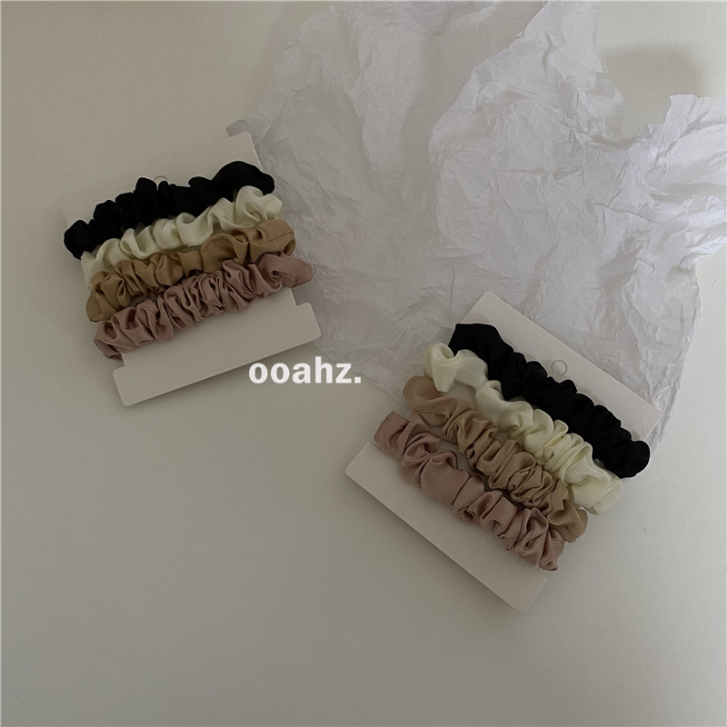 ooahz」4个装真丝气质韩国扎头绳