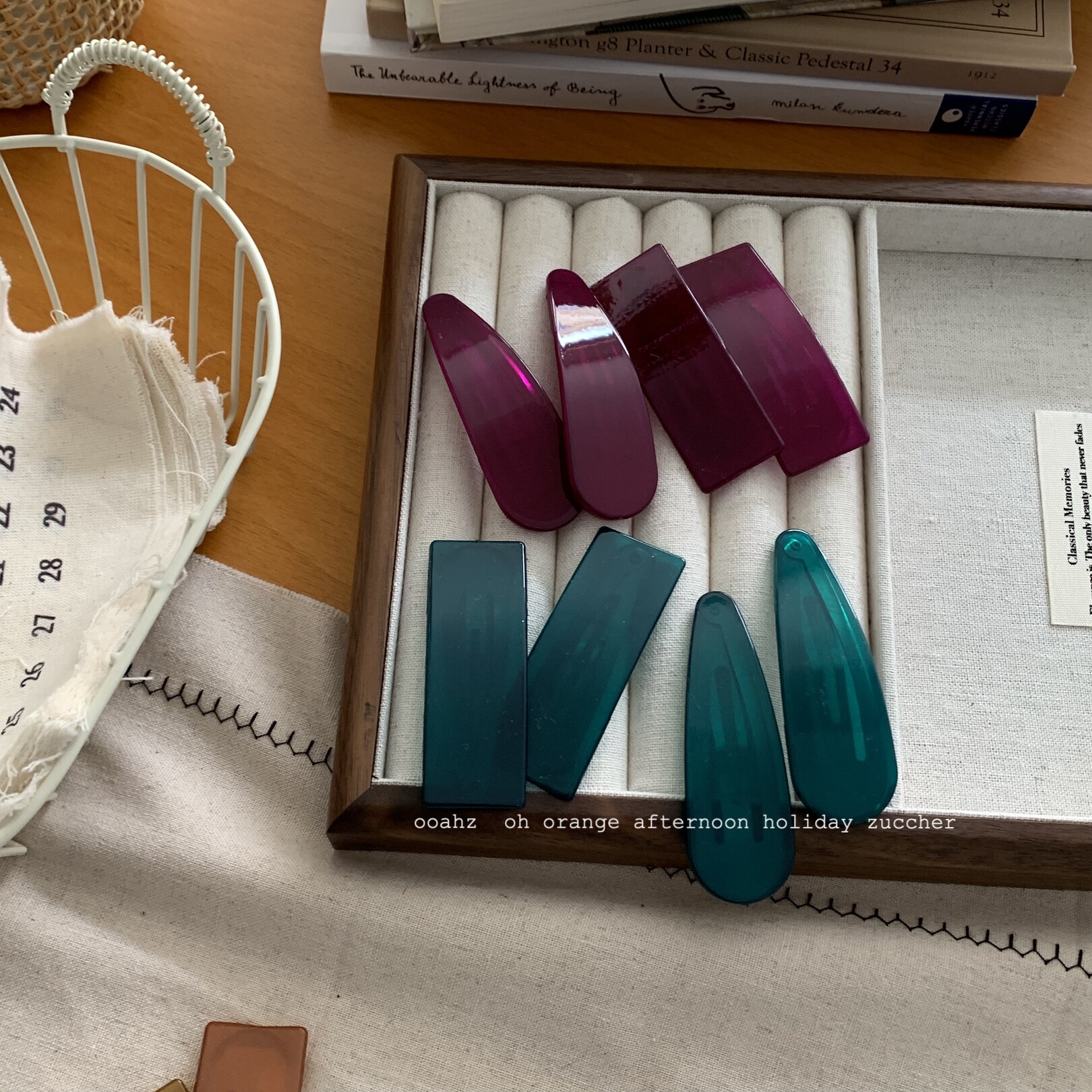 肉桂琥珀~韩版几何BB发夹 甜美可爱侧边刘海夹对夹碎发夹少女发饰