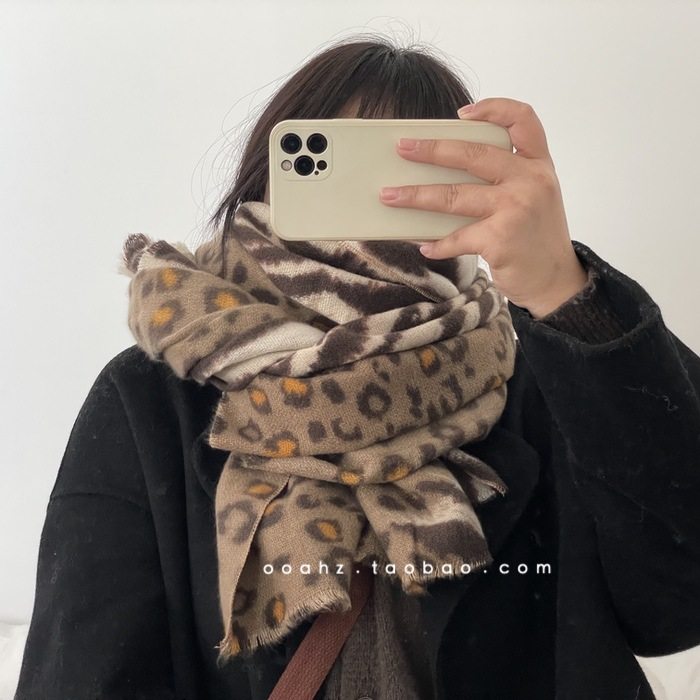 游猎风～又撩又辣豹纹斑马设计感 拼接仿羊绒围巾保暖披肩空调巾,服饰配件/皮带/帽子/围巾,围巾/丝巾/披肩,淘宝优惠券,粉丝福利购,淘宝优惠卷