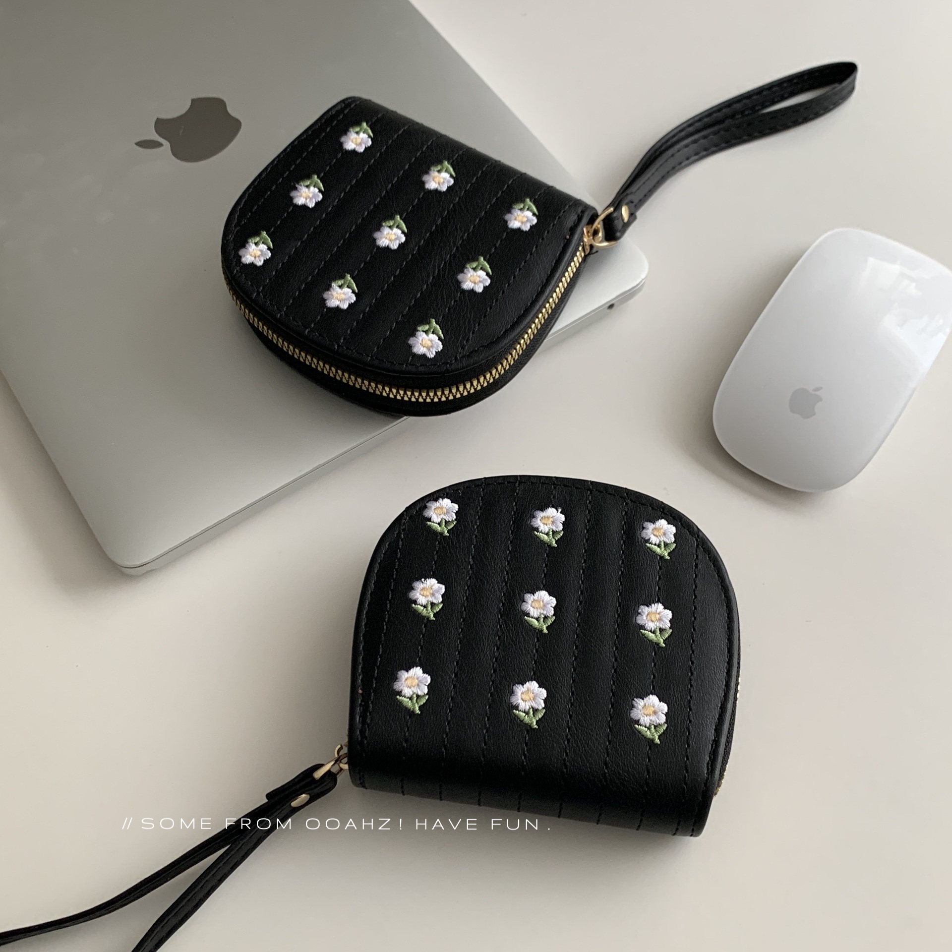 栀子花开 手提零钱包 刺绣碎花便携拉链卡包多功能钥匙包零钱夹,箱包皮具/热销女包/男包,钥匙包,淘宝优惠券,粉丝福利购,淘宝优惠卷