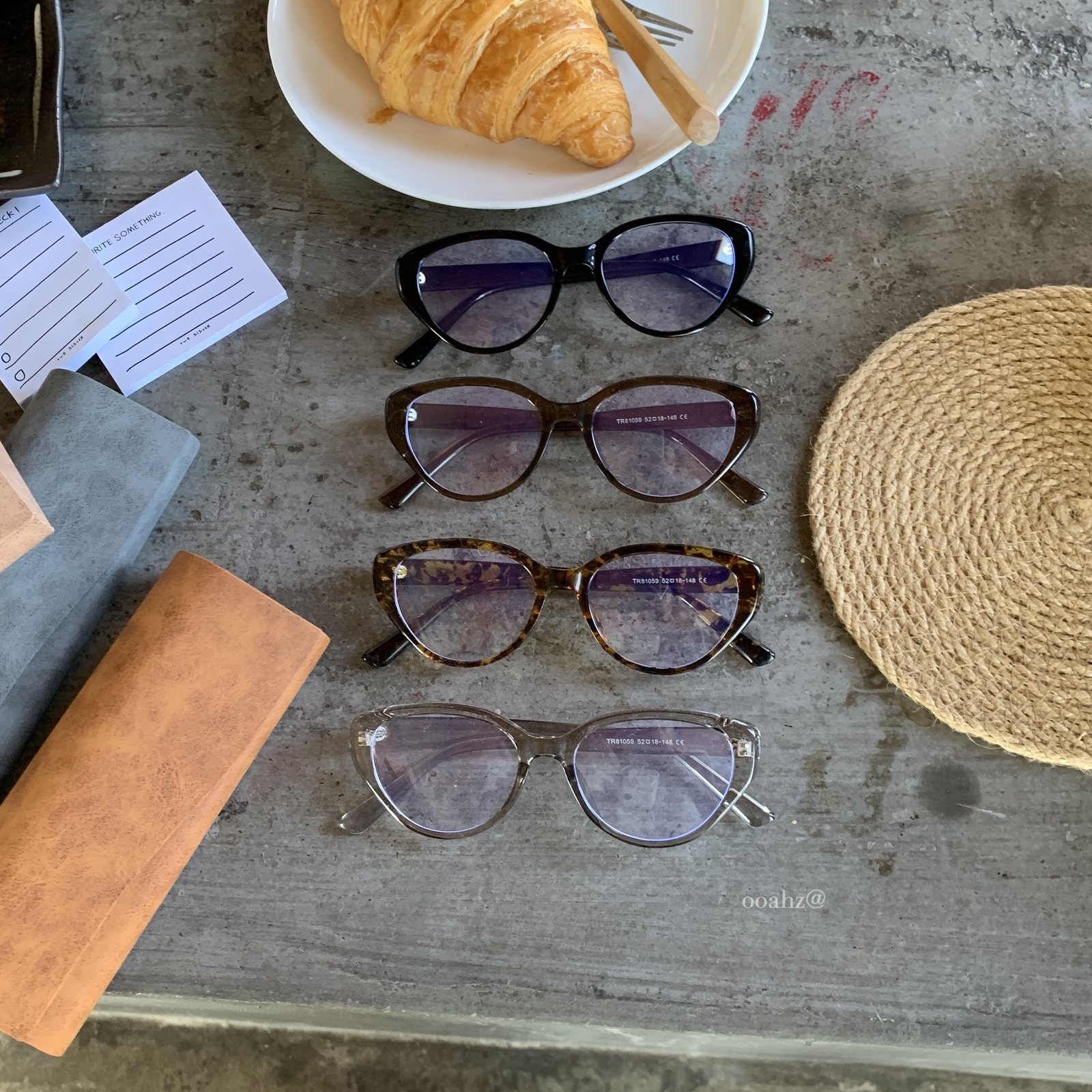 巴黎灰岛 椭圆猫眼高级感防蓝光眼镜 复古素颜眼镜框冷茶色平光镜,ZIPPO/瑞士军刀/眼镜,眼镜架,淘宝优惠券,粉丝福利购,淘宝优惠卷