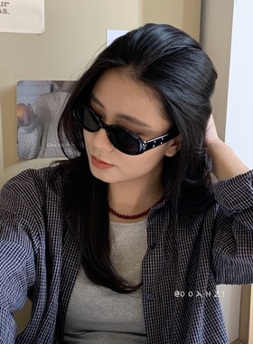 就很city 高级感平价太阳眼镜 方圆脸显瘦辣妹欧美猫眼墨镜男女