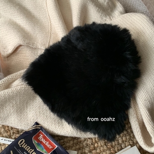 真暖和!加厚保暖真兔毛皮草毛绒帽子女冬季防寒毛毛帽包头毛线帽