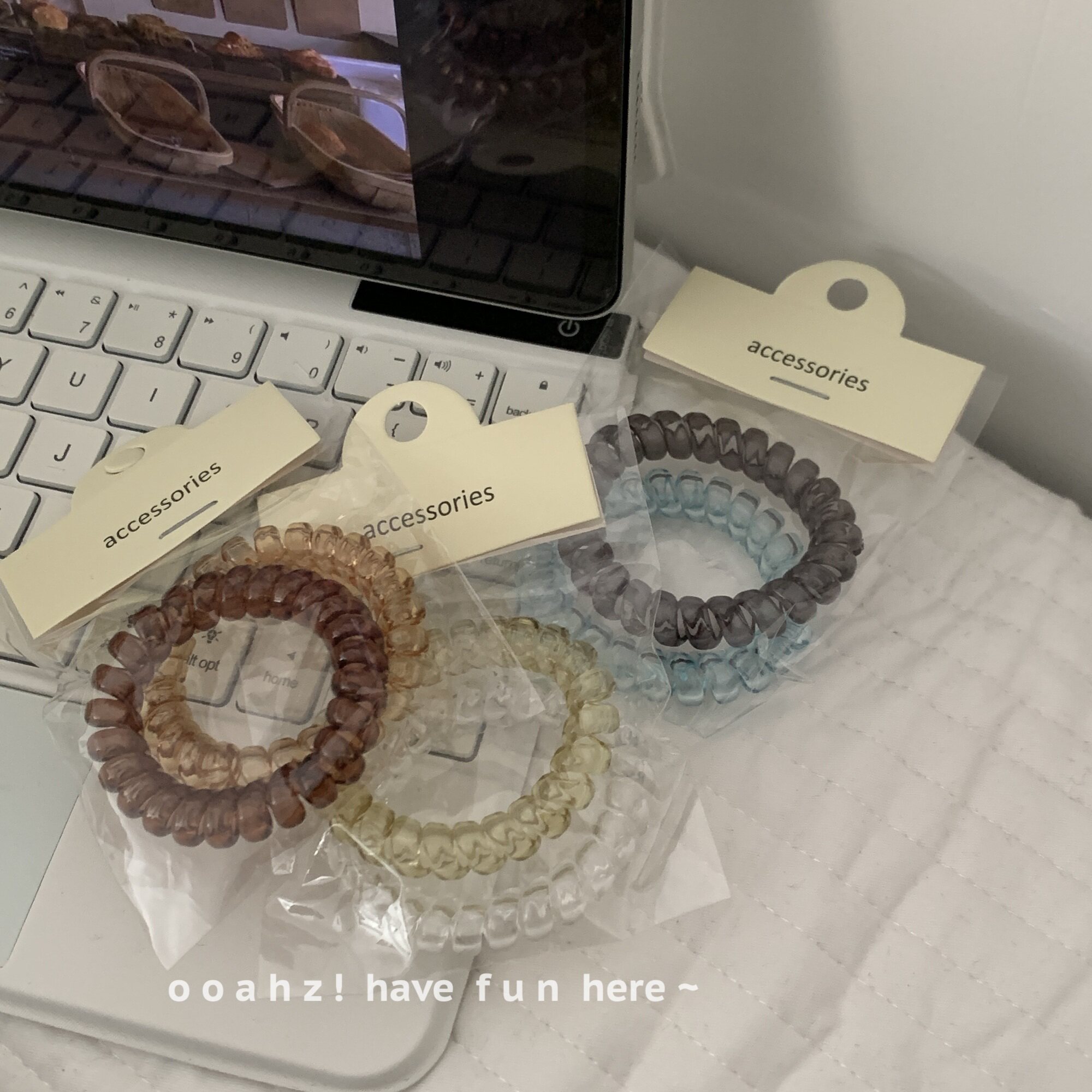 透感调色～显发量高级感电话线