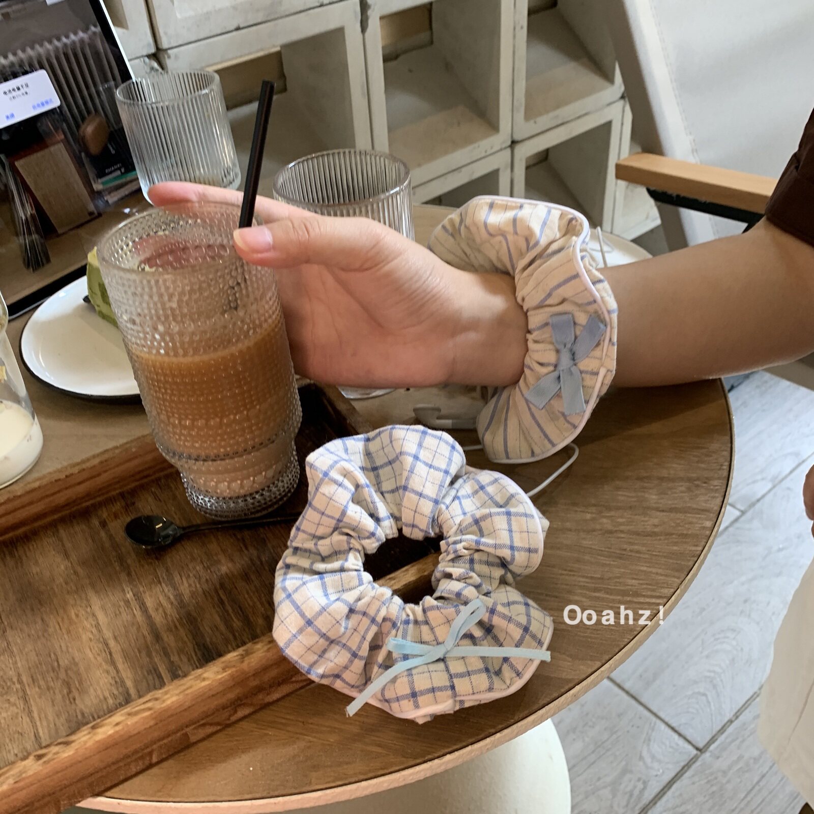 泰国饰品店~现~发！进口面料夏日泰兰德手工发绳皮筋猪大肠发圈女