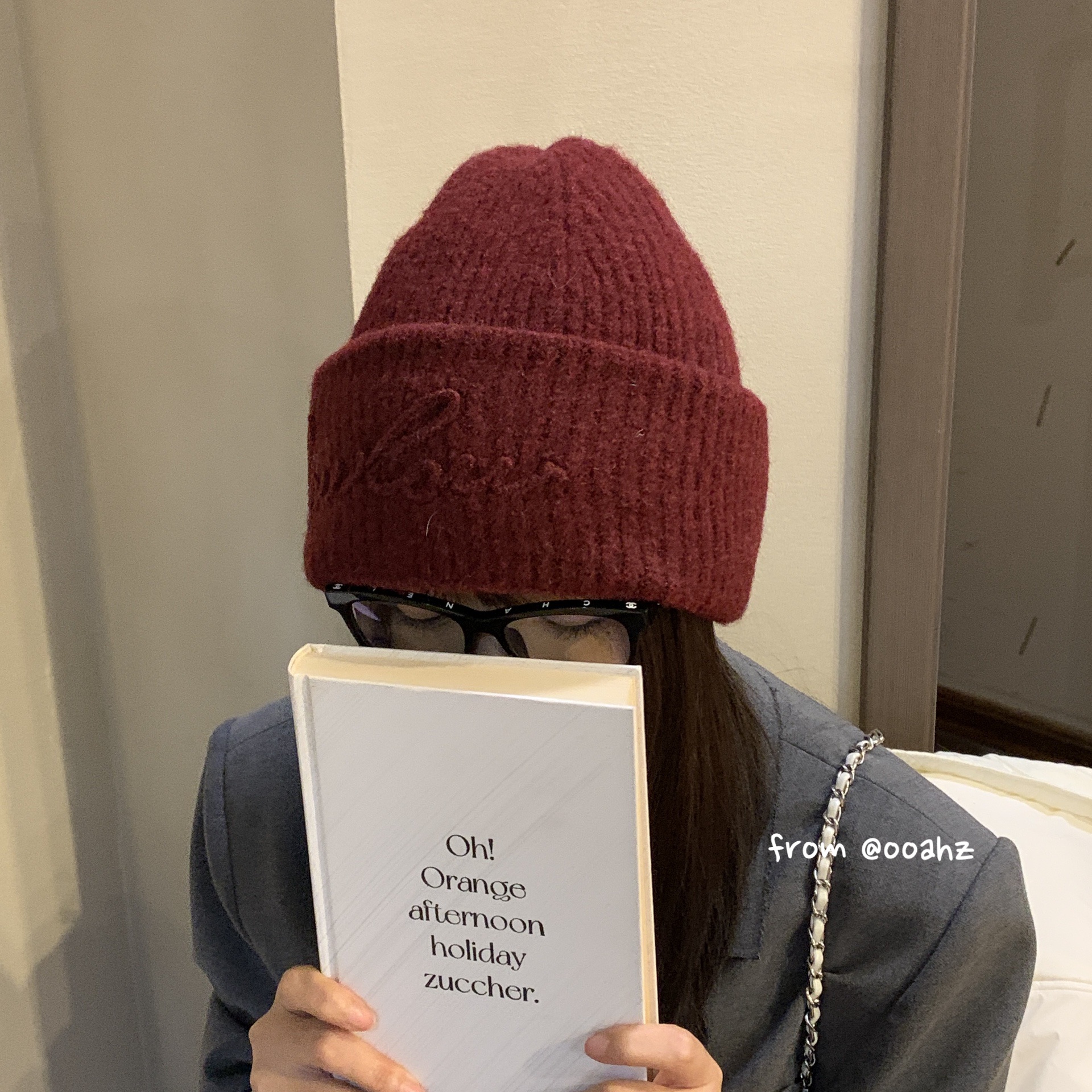 怕冷星人~加厚针织毛线帽秋冬立体字母软糯冷帽百搭ins时髦护耳帽