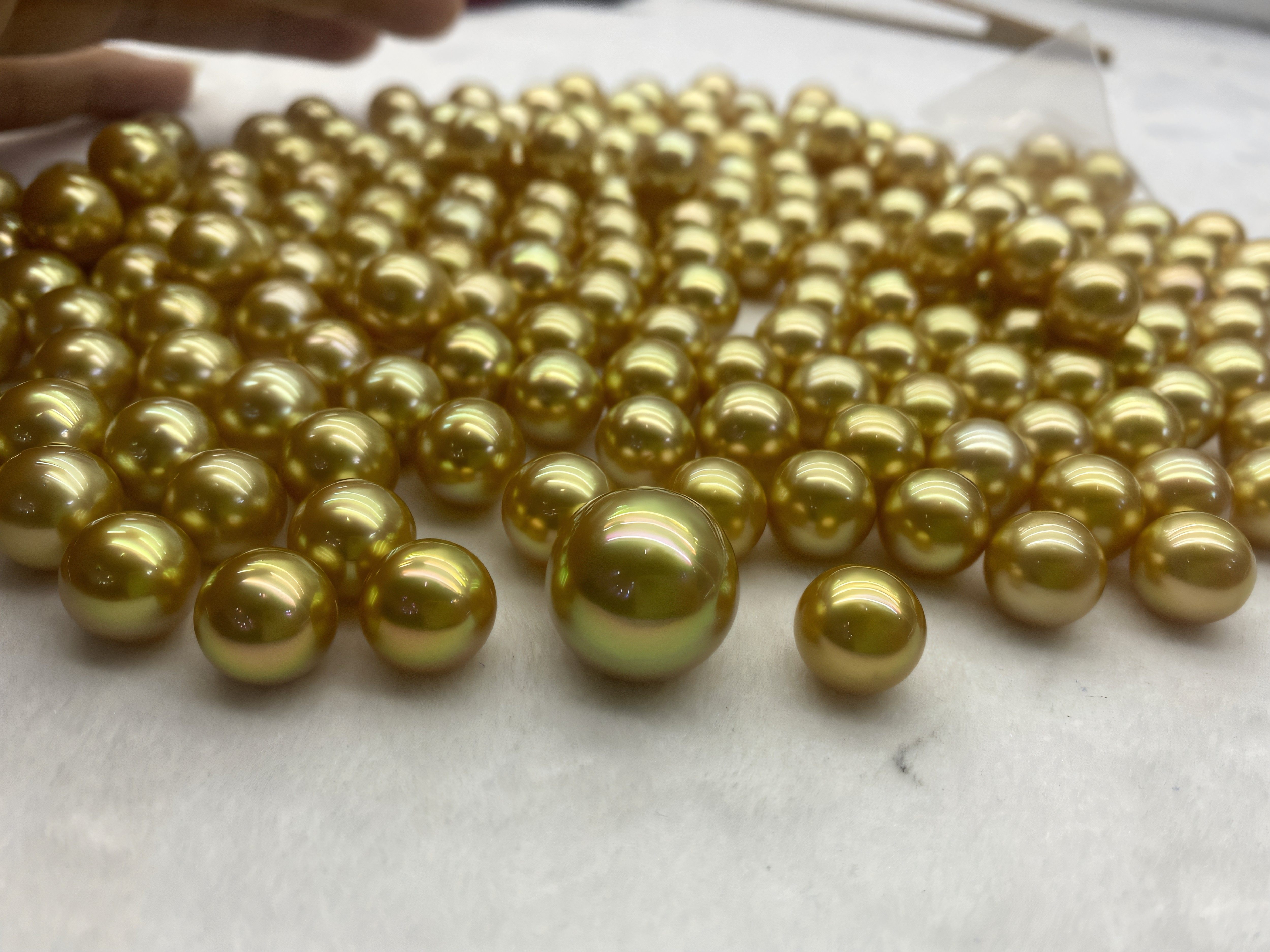 南洋新款金珠项链浓金茶金裸珠缅甸金珠菲律宾金珠田崎炫彩金珠
