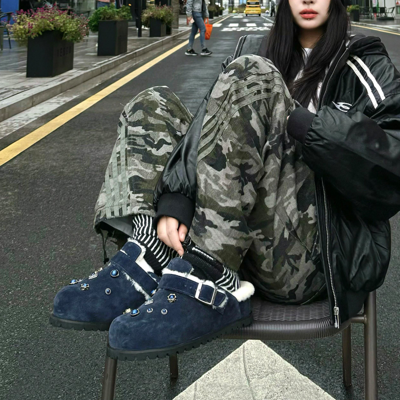 真牛皮~加绒勃肯鞋增高6cm2024