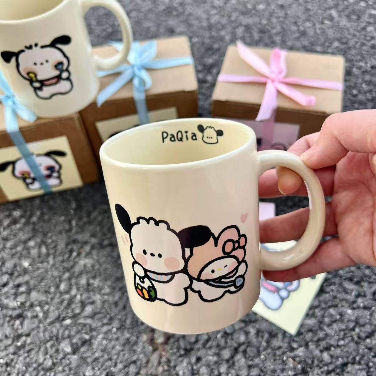 礼物帕恰狗马克喝水杯子ins高马克杯