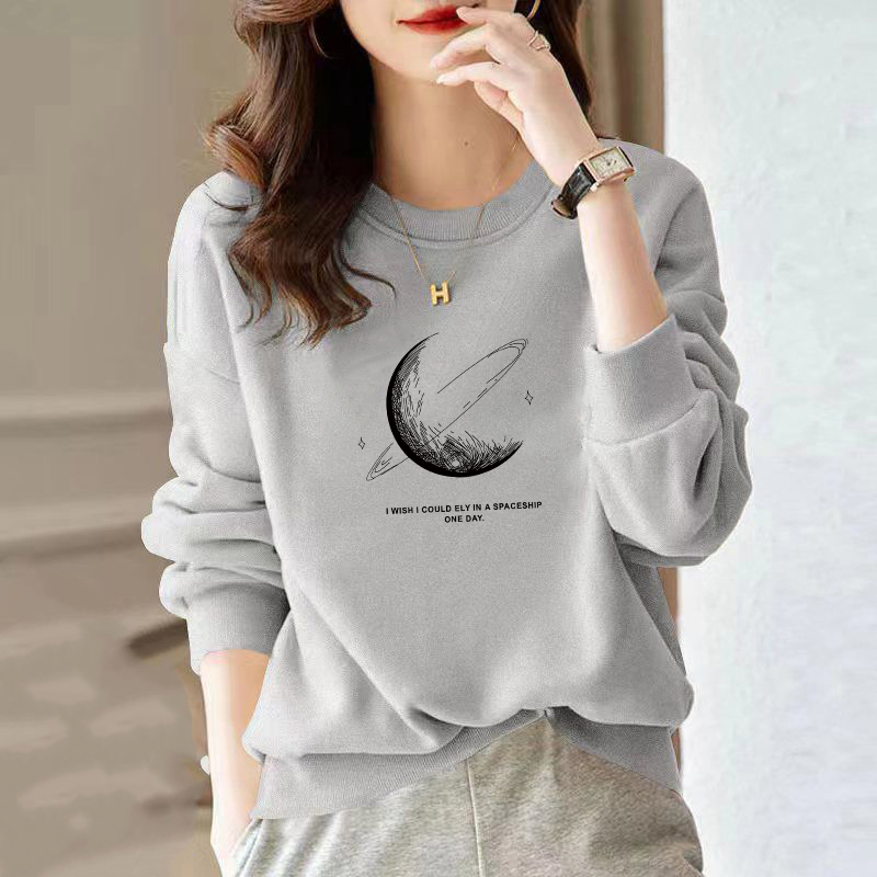 薄款宽松纯棉韩版女神卫衣运费险