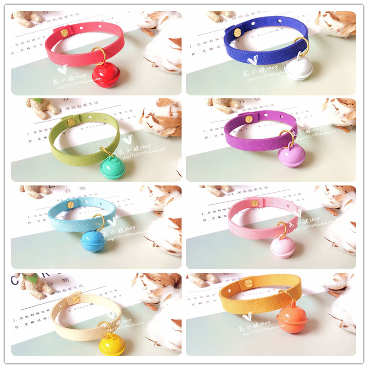 Sister the republic of korea Cashmere Leather Kitty Dogs rabbit Bell collar Small and medium sized dogs Macaroonin the Pet/Pet food and supplies , Cat/Dog Supplies , Collars  category - from Buy2taobao.com to provide professional Taobao agent buy service