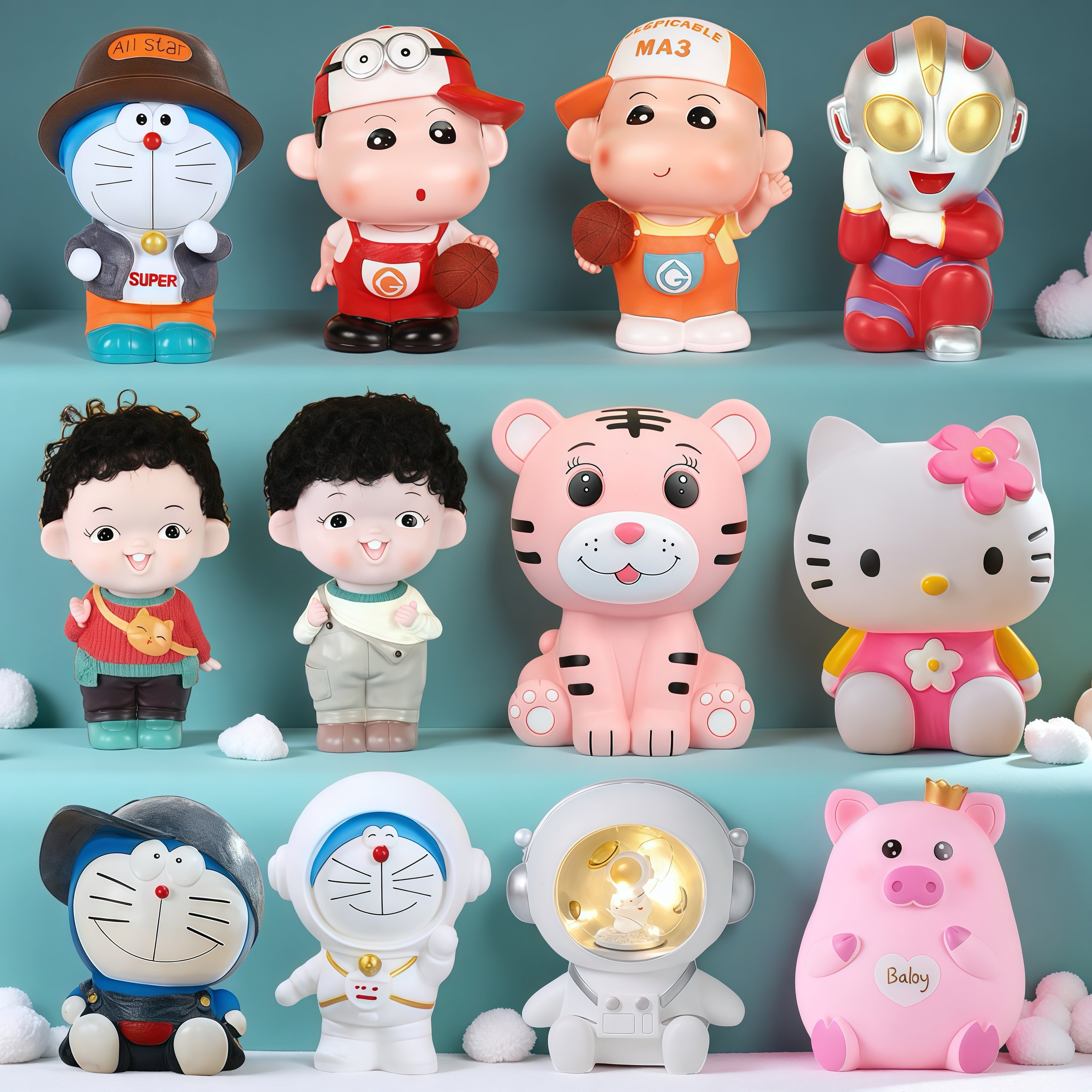 2026年新款儿童搪胶存钱罐防摔可存可取男女孩摆件套圈圈地摊玩具,节庆用品/礼品,储蓄罐,淘宝优惠券,粉丝福利购,淘宝优惠卷