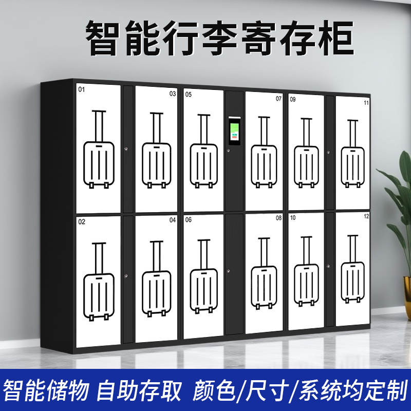 景區(qū)超市商場掃碼收費智能儲物柜行李寄存柜人臉識別健身房存包柜