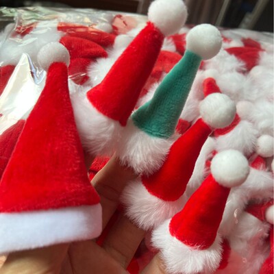 mini  Scarf Small hat迷你圣诞帽围巾玩具配件小瓶子帽子