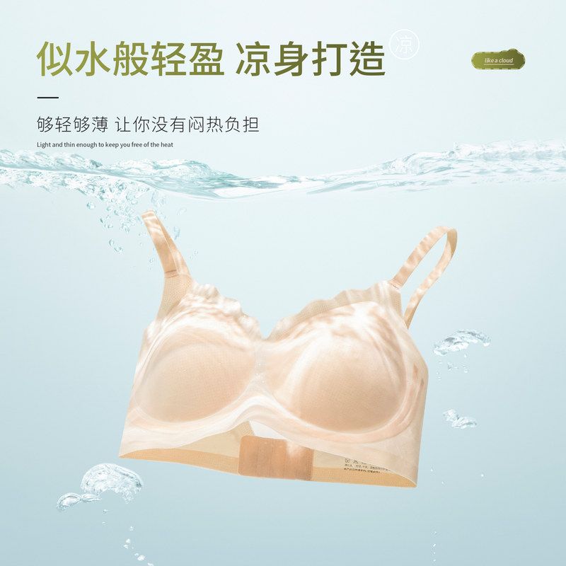 夏季轻机能超薄纱冰肌内衣女果冻