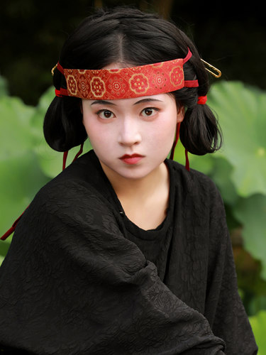 襦一坊2023AW真丝宋锦抹额头饰女