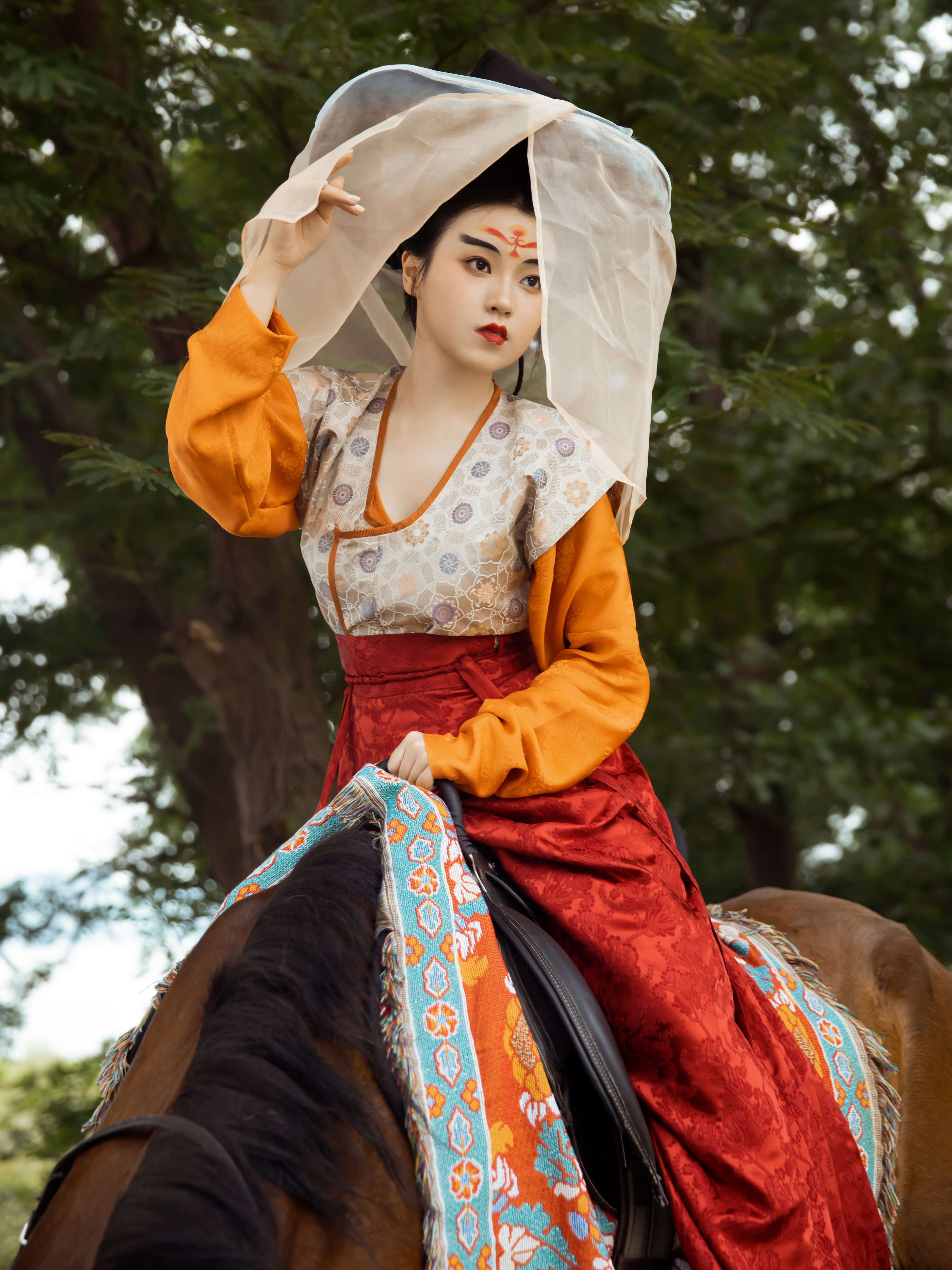 襦一坊2023SS真丝花罗汉服宋锦