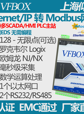 采集EthernetIP从站设备数据转Modbus rtu tcp协议网关