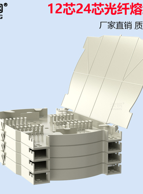 波钢12芯24芯光纤熔纤盘光缆接线盒终端接续盒ODF配线架用熔纤盘