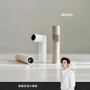 olayks立时小飓风折叠手持电风扇便携式大风力迷你挂脖小型旅游户