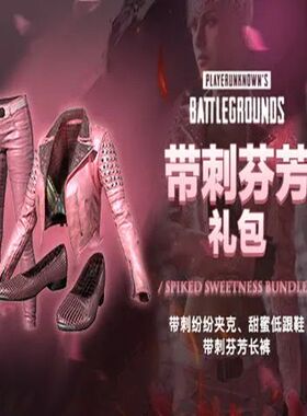 PUBG绝地求生吃鸡带刺芬芳礼包皮肤CDK兑换码夹克低跟鞋端游吃鸡