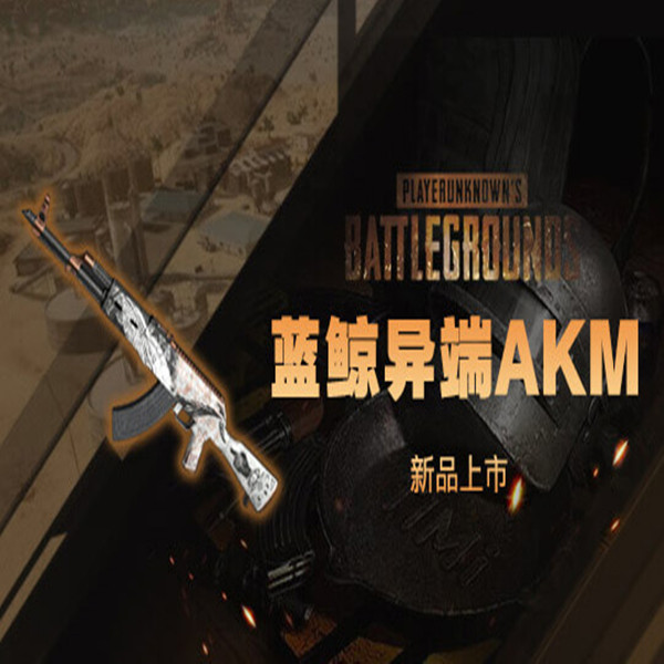 PUBG绝地求生皮肤蓝鲸异端AKM枪皮肤CDK兑换码突击步枪武器端游