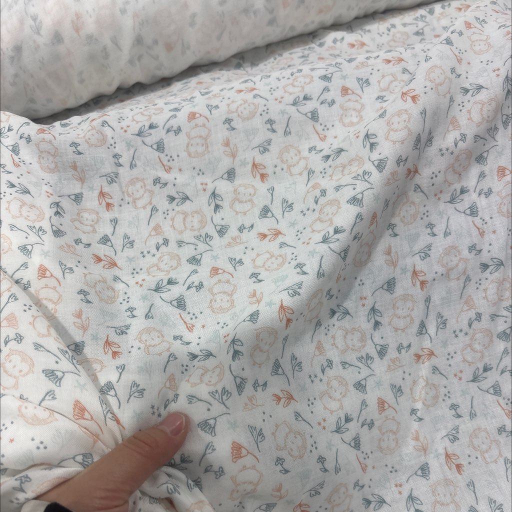 高密猫头鹰小猴子印花3米做衬衫裙子,服饰配件/皮带/帽子/围巾,围巾/丝巾/披肩,淘宝优惠券,粉丝福利购,淘宝优惠卷