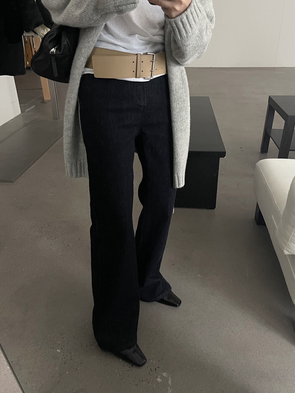 韩代时髦腿精巨显瘦微喇修身牛仔裤女2025新款时尚百搭铅笔裤女