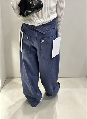 A Low Classic 韩系时髦重工水洗工装裤女2026新款直筒休闲长裤潮