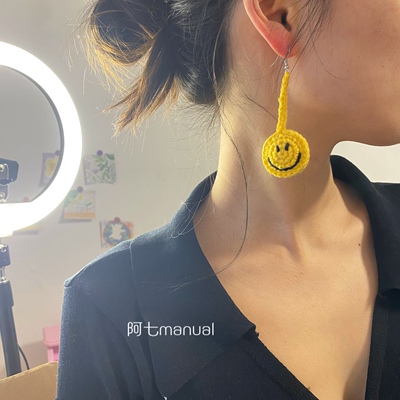 阿七manual纯手工可爱耳环