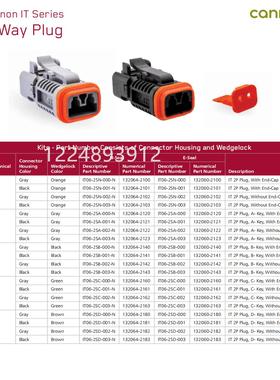 itt连接器2芯护套IT06-2S-000 132066-2100原厂原装