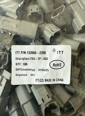 ITT连接器132066-2200原装现货