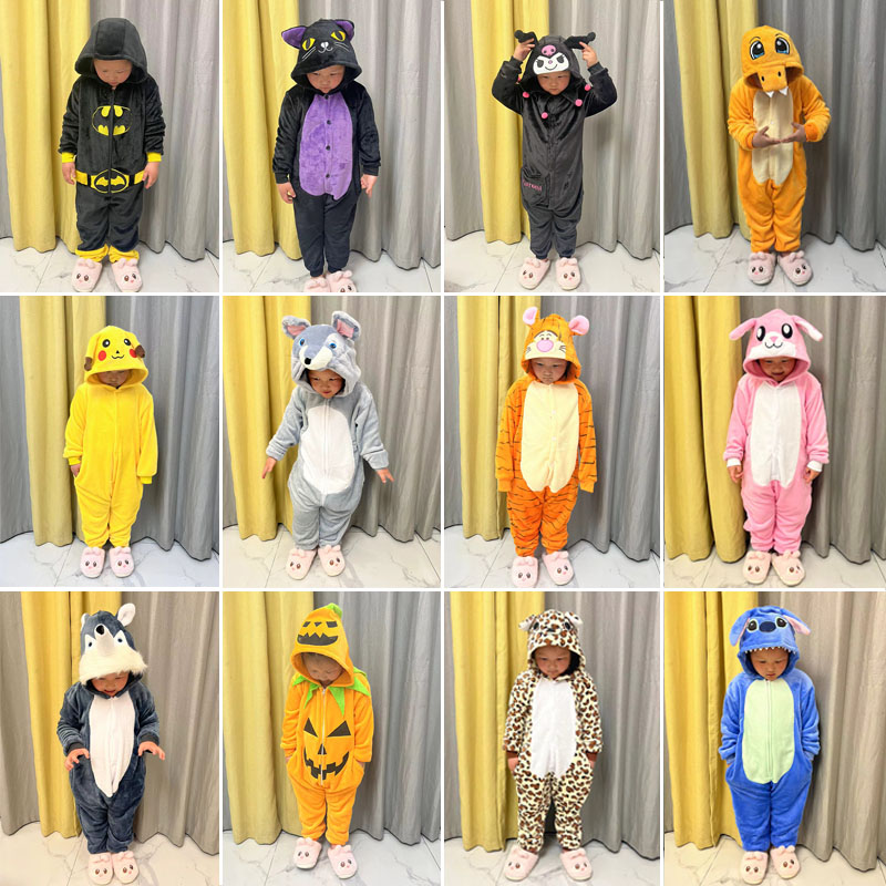 老鼠兔子扮演服卡通动物连体睡衣猴子乌龟老虎南瓜蛇熊龙象演出服