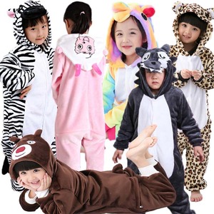 儿童熊大卡通动物连体演出服睡衣