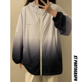 防晒指数50+！中性渐变冰丝防晒衣美式户外宽松外套女类7815-P60，女装防晒衣，电商C213(原B265)