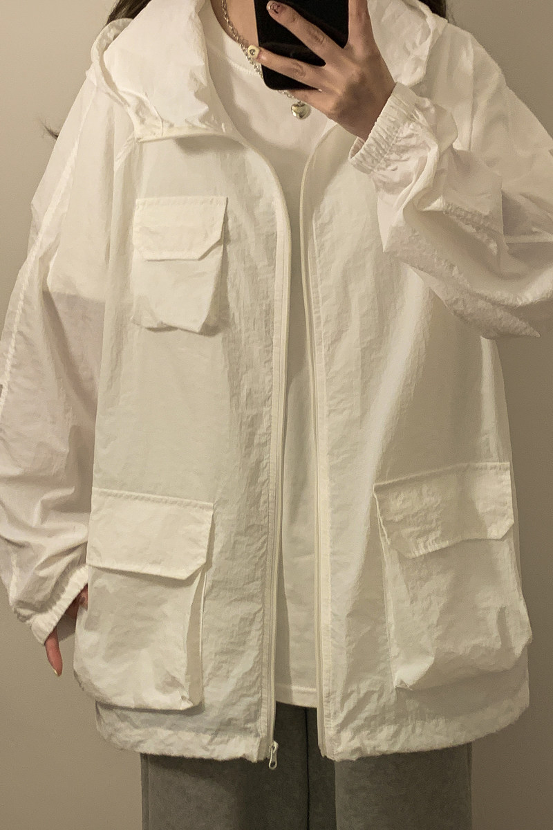 中性风！夏季户外防紫外线UPF50+情侣防晒服日系皮肤衣女7817-P50,女装防晒衣,电商C213(原B265)